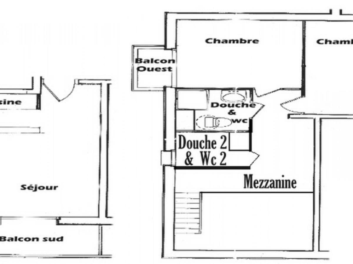 Appartement 2P Mezzanine, 2 Sdb, 6-7 Couchages Aux Saisies - Fr-1-293-75 Ле-Сейсье Экстерьер фото